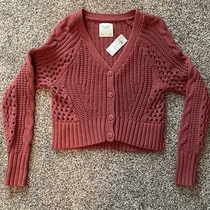 Abercrombie & Fitch cropped cardigan, size small